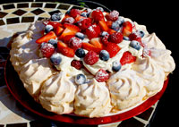Summer Fruit Pavlova